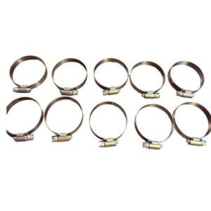 Murray Gold Seal No 28 Hose Clamps 57-33mm 2‎ 1/4-1 5/16 Stainless Steel Lot 10